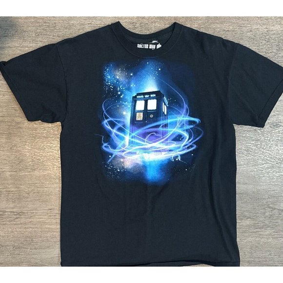 Dr. Who Tee Shirts Set Of 2 BBC Adult M - Picture 2 of 4